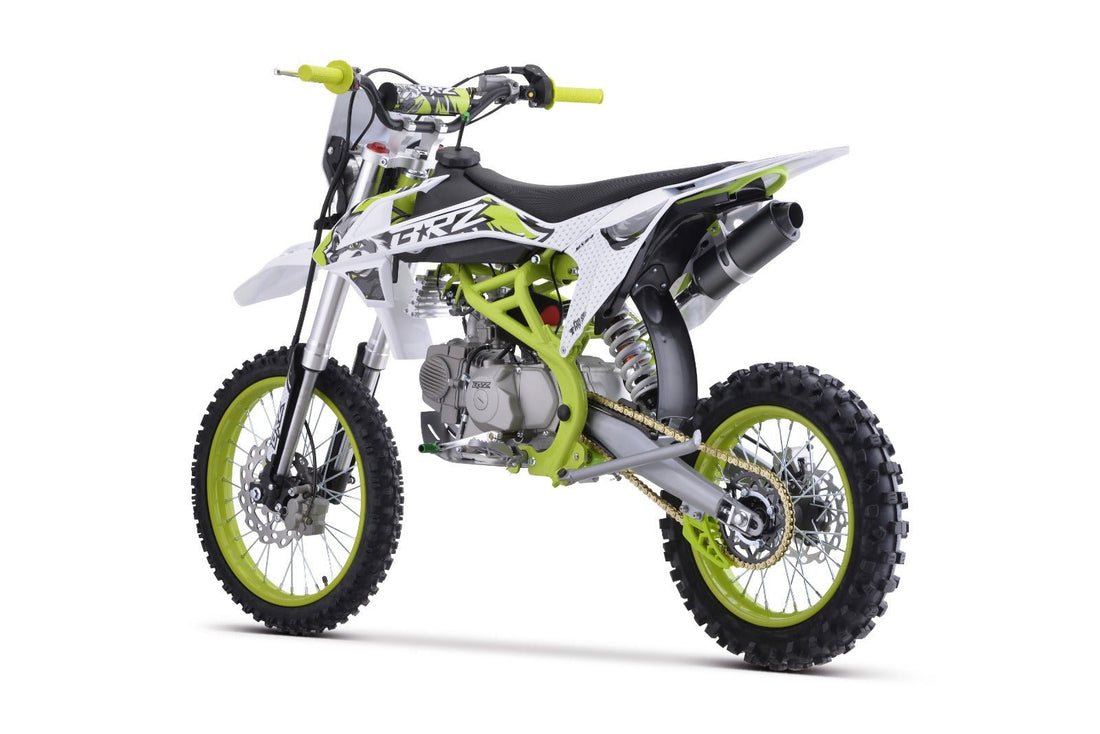 Junior/Adult BRZ Racing Pro 160cc Manual Dirt Bike 17/14" Big Wheel - Quad Warehouse
