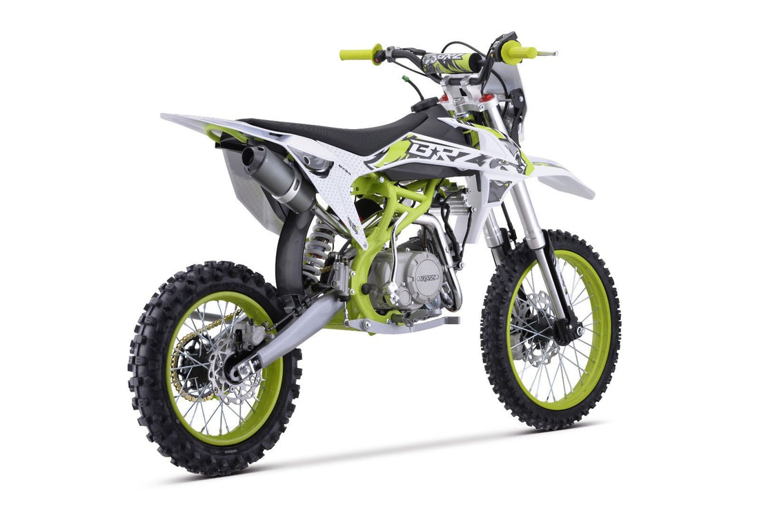 Junior/Adult BRZ Racing Pro 160cc Manual Dirt Bike 17/14" Big Wheel - Quad Warehouse