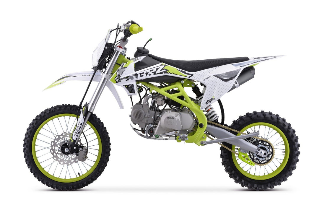 Junior/Adult BRZ Racing Pro 160cc Manual Dirt Bike 17/14" Big Wheel - Quad Warehouse