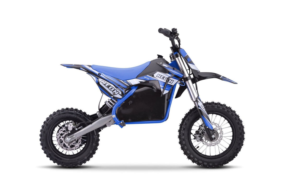 Neon SparkZ: Kids Neon 48v 1200w Electric Dirt Bike - Quad Warehouse