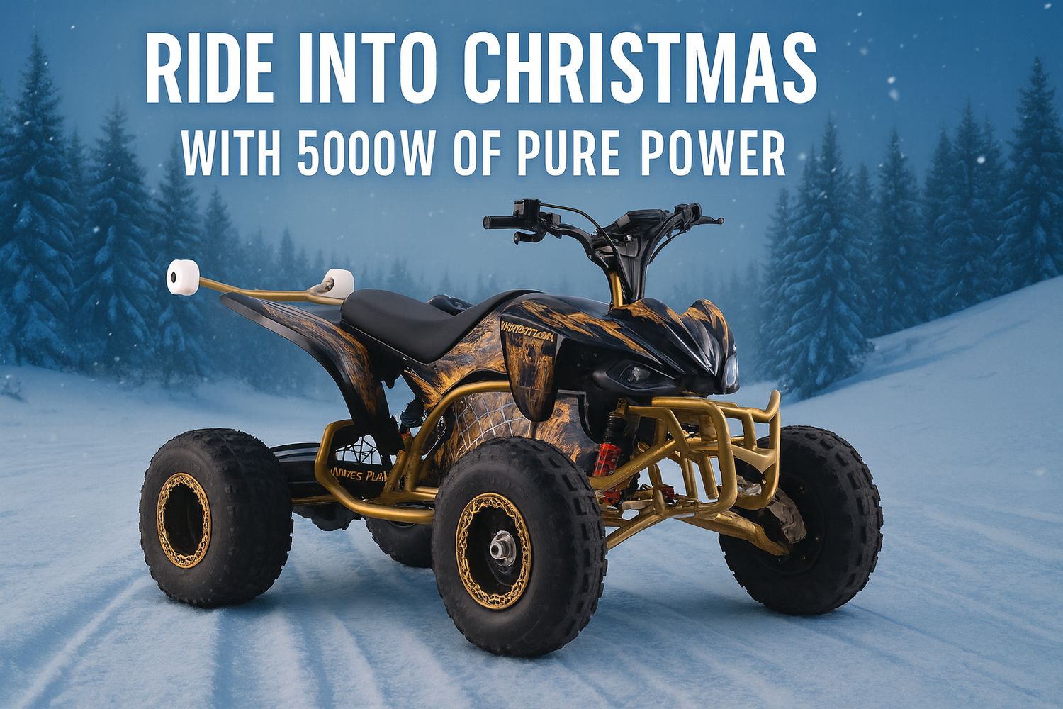 Spider-Pro 72V Electric Quad + Festive Bundles: The Ultimate Christmas Ride Guide