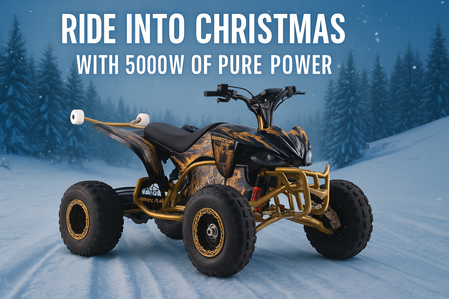 Spider-Pro 72V Electric Quad + Festive Bundles: The Ultimate Christmas Ride Guide