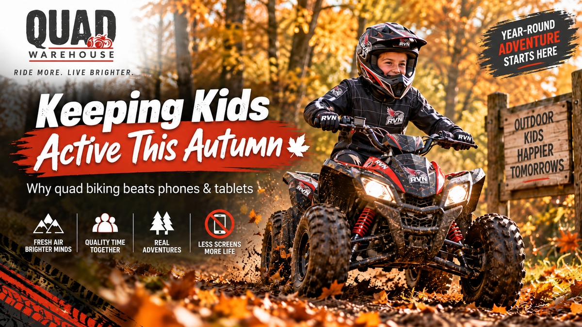Kids’ Quad Biking: Swap Screen Time for Ride Time - Quad Warehouse