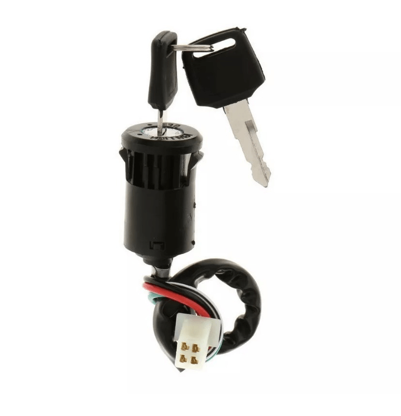 4 Wire Ignition And Key Barrel Switch For 50cc 70cc 90cc 110cc 125cc 150cc Quad And Dirt Bike - Quad Warehouse