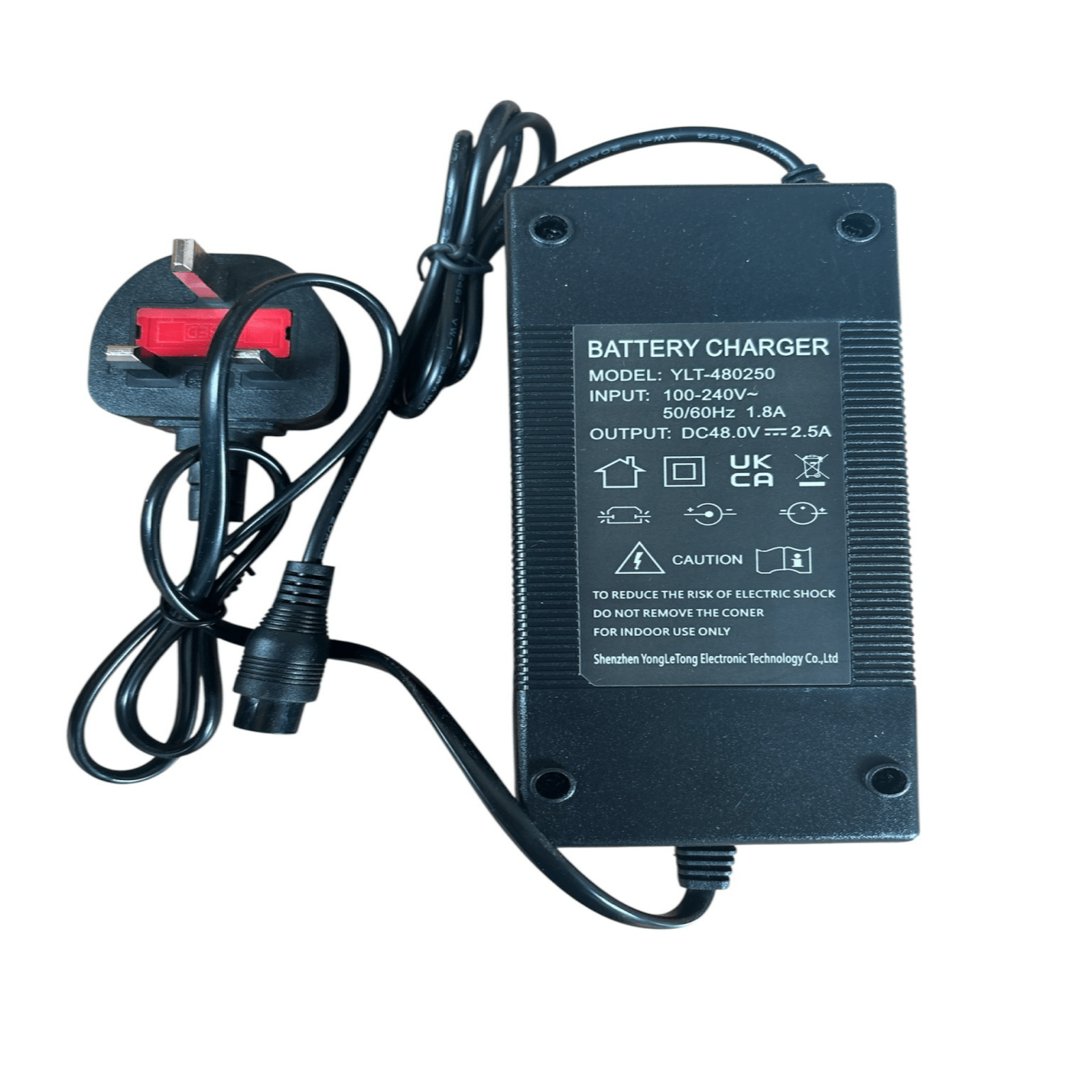 48v Quad Bike 3 Pin Charger - Quad Warehouse