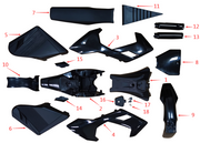 Neon Titan X: 60V 2000W Electric Dirt Bike Battery Case Left Side