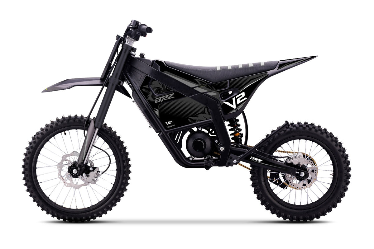 BRZ V2 Pro 72V 12kW 50Ah Off-Road Electric Dirt Bike – 21/18"