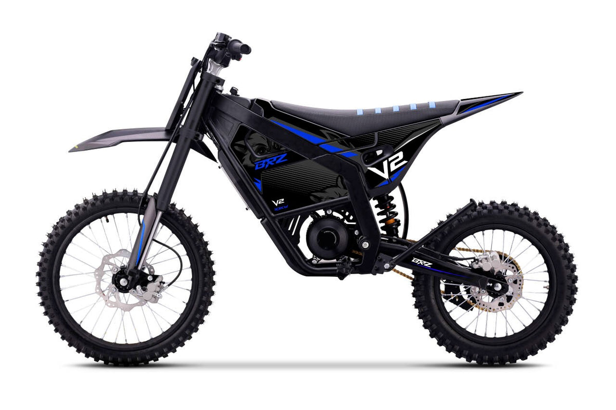 BRZ V2 Pro 72V 12kW 50Ah Off-Road Electric Dirt Bike – 21/18"