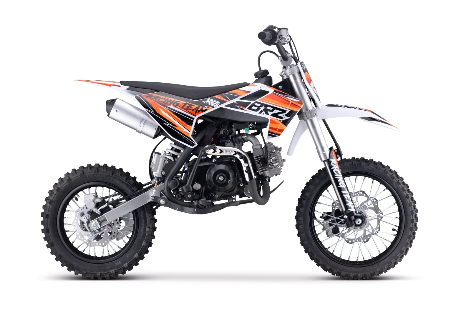 BRZ 110cc Racing Team Pro Semi Auto Pit Bike 14/12" - Quad Warehouse