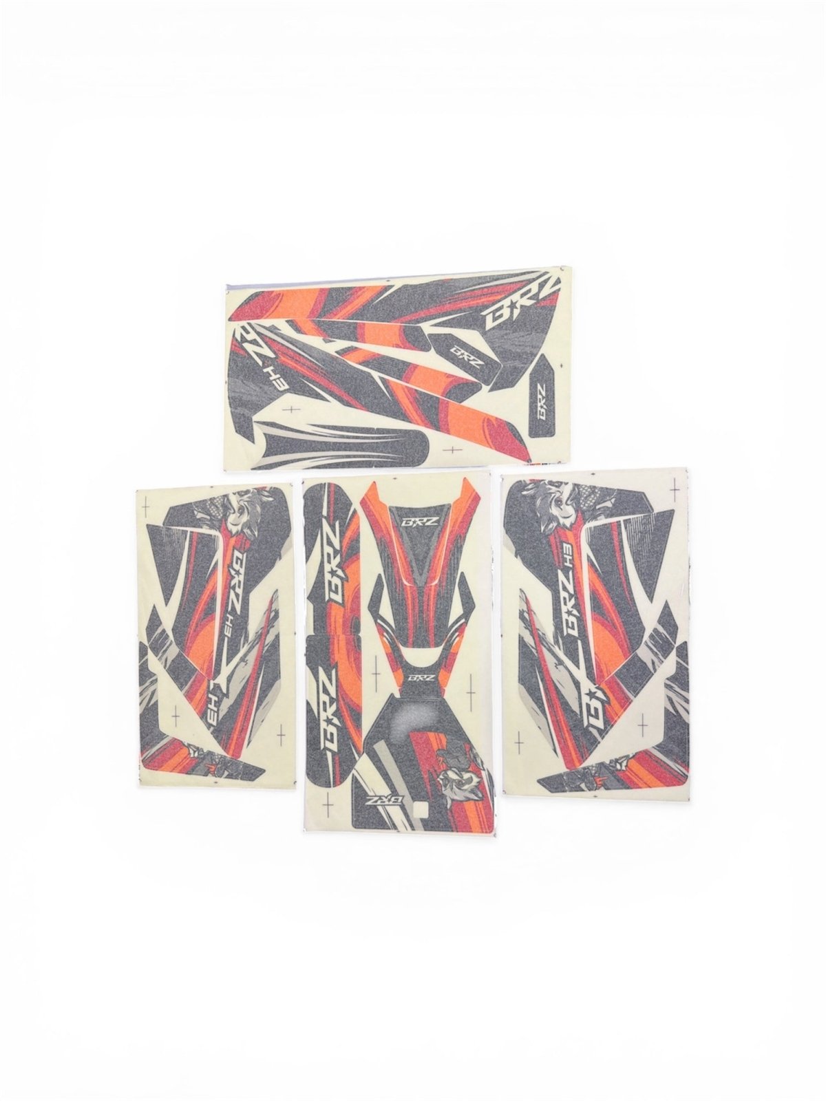 BRZ 72V Neon thunder pro Stickers - Quad Warehouse