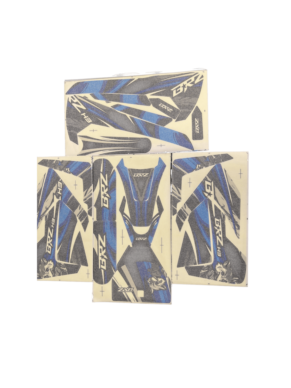 BRZ 72V Neon thunder pro Stickers - Quad Warehouse