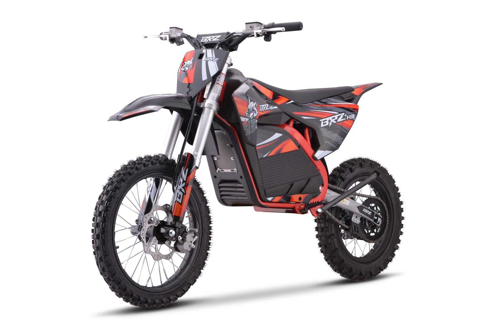BRZ Neon Thunder Pro 72v 5000w Electric Dirt Bike 17/14"