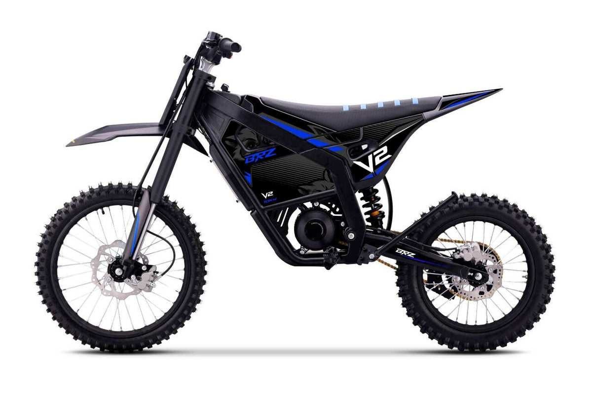 BRZ V2 Pro 72V 12kW 50Ah Off-Road Electric Dirt Bike – 21/18" - Quad Warehouse