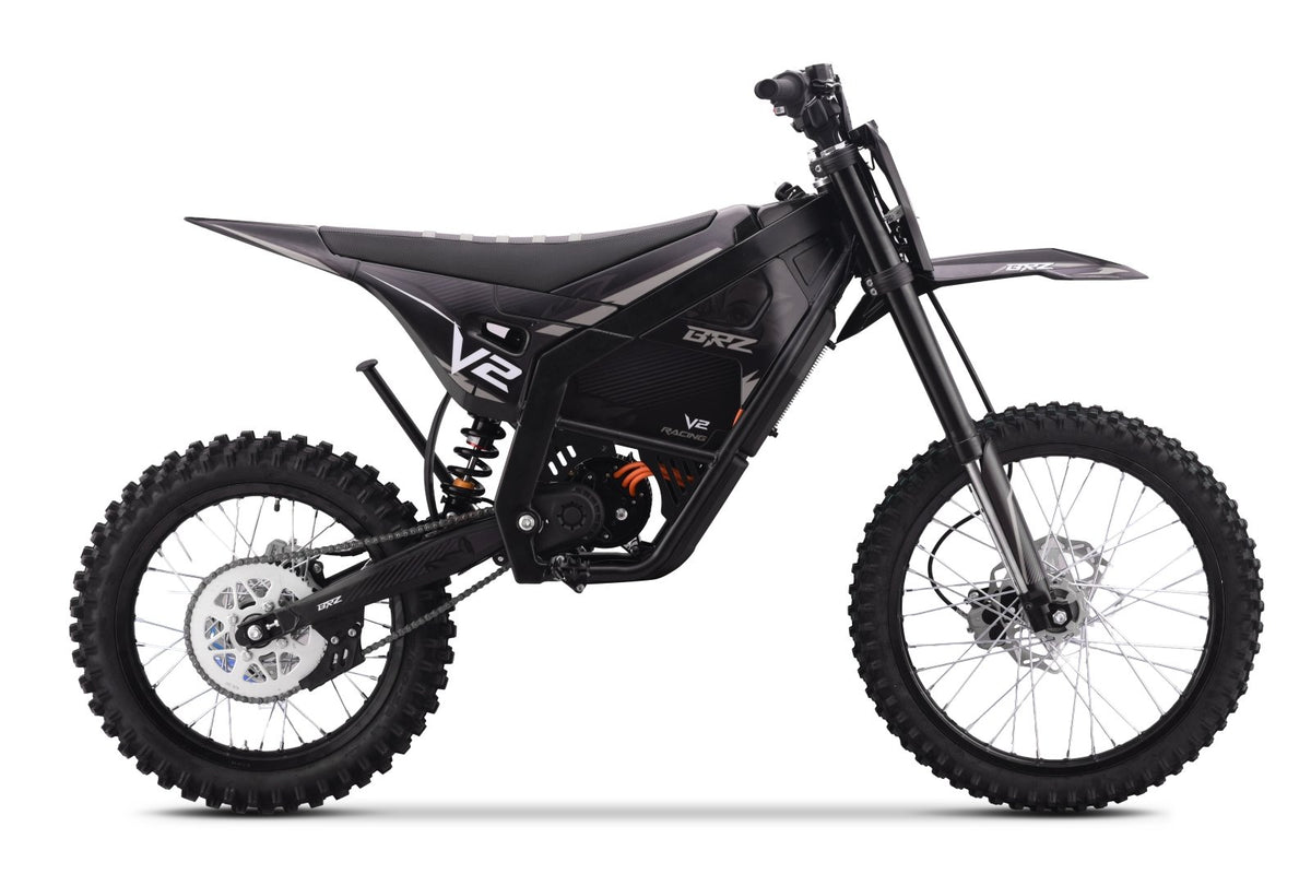 BRZ V2 Pro 72V 12kW 50Ah Off-Road Electric Dirt Bike – 21/18" - Quad Warehouse