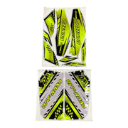 Dazzle 60v 1800w Quad Sticker Set in Lime Green - Quad Warehouse