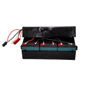 Electric Quad Bike 36 Volt Battery Pack With Charging Port & Fuse Holder 3 x 12v Batteries - Quad Warehouse