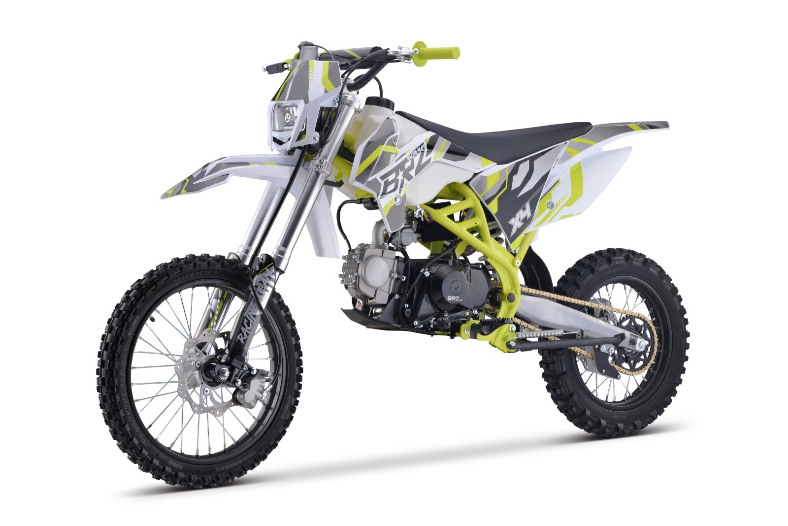 Junior/Adult BRZ Racing Pro 125cc Manual Dirt Bike 17/14” Big Wheel - Quad Warehouse