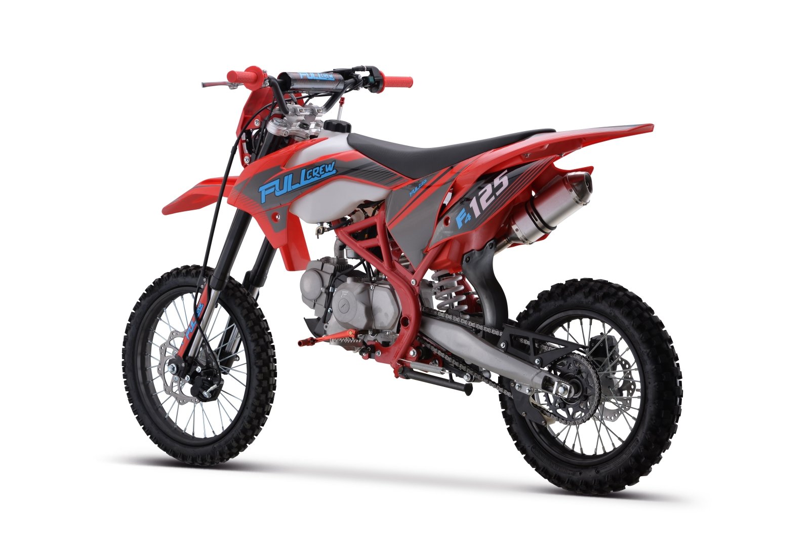 Junior/Adult BRZ Racing Pro 125cc Manual Dirt Bike 17/14” Big Wheel - Quad Warehouse