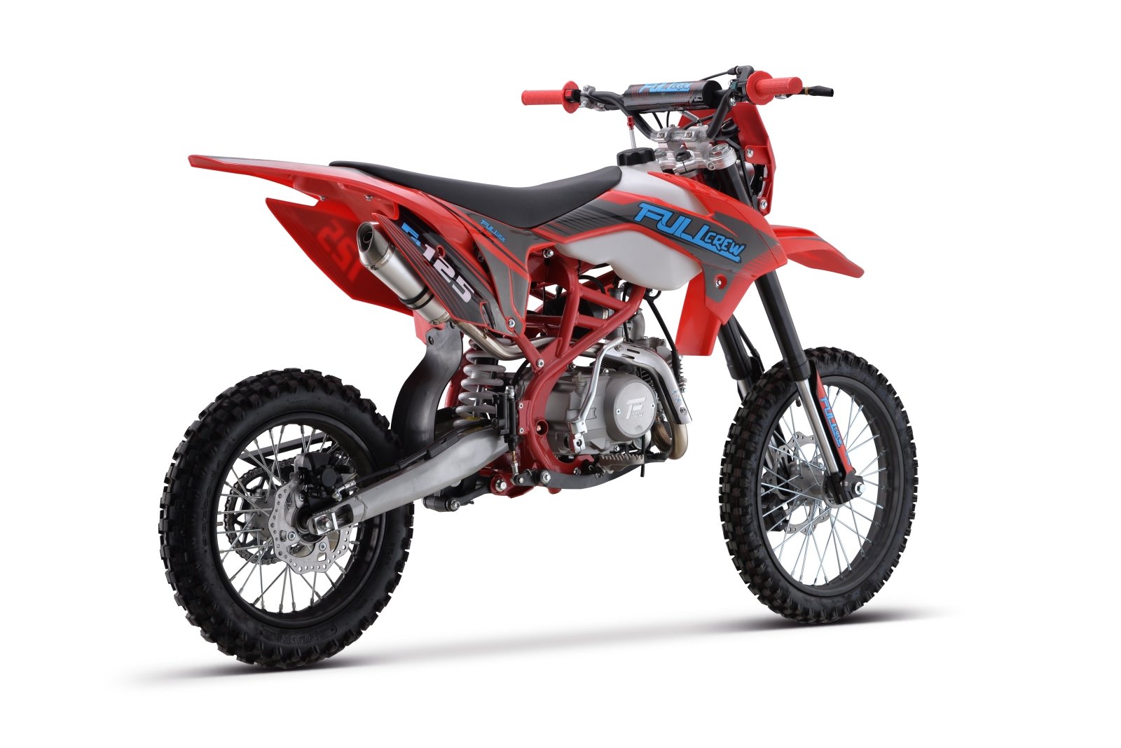 Junior/Adult BRZ Racing Pro 125cc Manual Dirt Bike 17/14” Big Wheel - Quad Warehouse