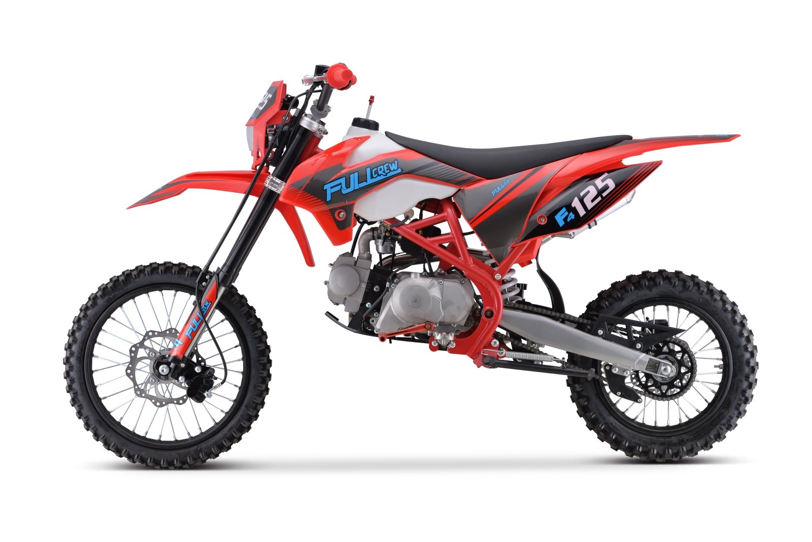 Junior/Adult BRZ Racing Pro 125cc Manual Dirt Bike 17/14” Big Wheel - Quad Warehouse