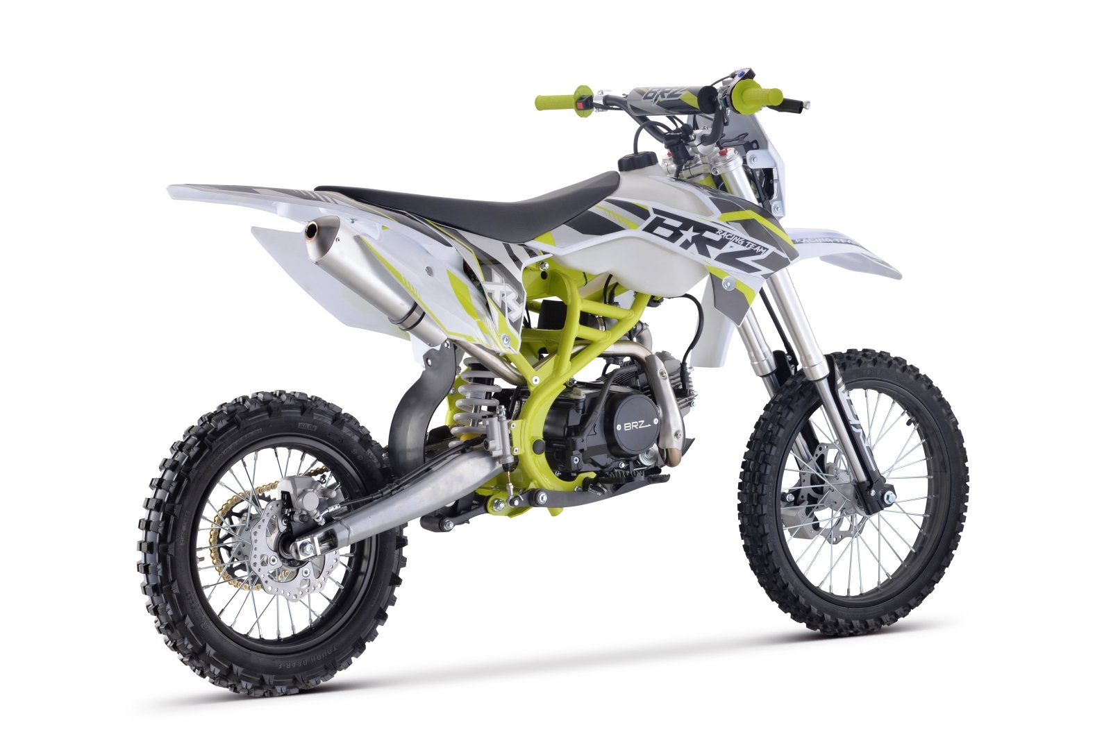 Junior/Adult BRZ Racing Pro 125cc Manual Dirt Bike 17/14” Big Wheel - Quad Warehouse