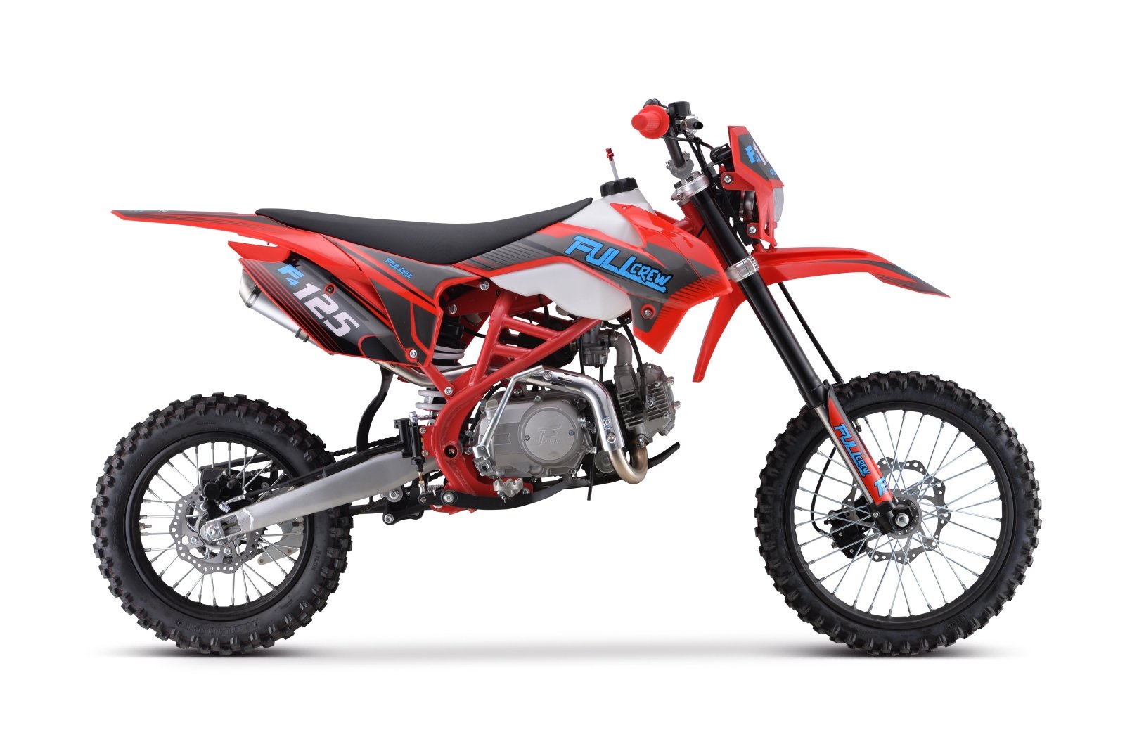 Junior/Adult BRZ Racing Pro 125cc Manual Dirt Bike 17/14” Big Wheel - Quad Warehouse
