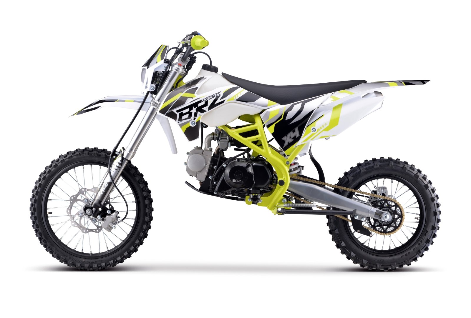 Junior/Adult BRZ Racing Pro 125cc Manual Dirt Bike 17/14” Big Wheel - Quad Warehouse