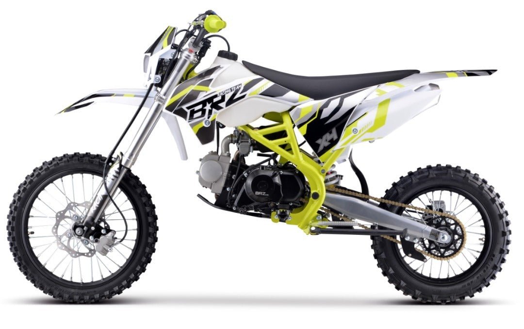 Junior/Adult BRZ Racing Pro 140cc Manual Dirt Bike 17/14" Big Wheel - Quad Warehouse