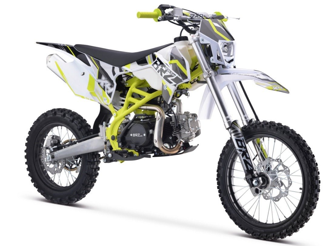 Junior/Adult BRZ Racing Pro 140cc Manual Dirt Bike 17/14" Big Wheel - Quad Warehouse