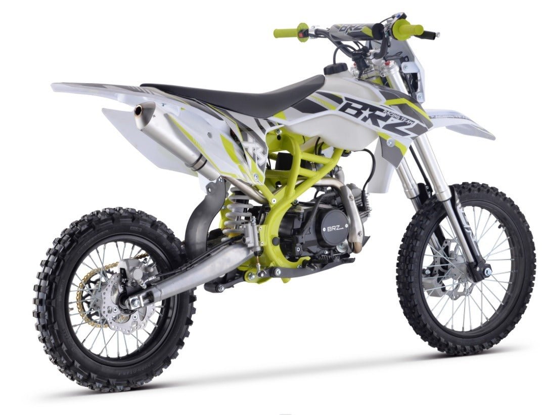 Junior/Adult BRZ Racing Pro 140cc Manual Dirt Bike 17/14" Big Wheel - Quad Warehouse