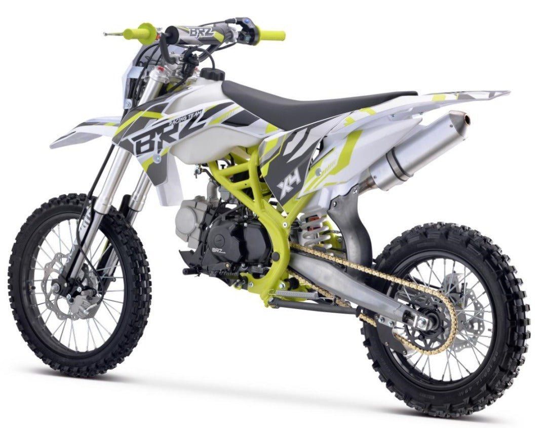 Junior/Adult BRZ Racing Pro 140cc Manual Dirt Bike 17/14" Big Wheel - Quad Warehouse