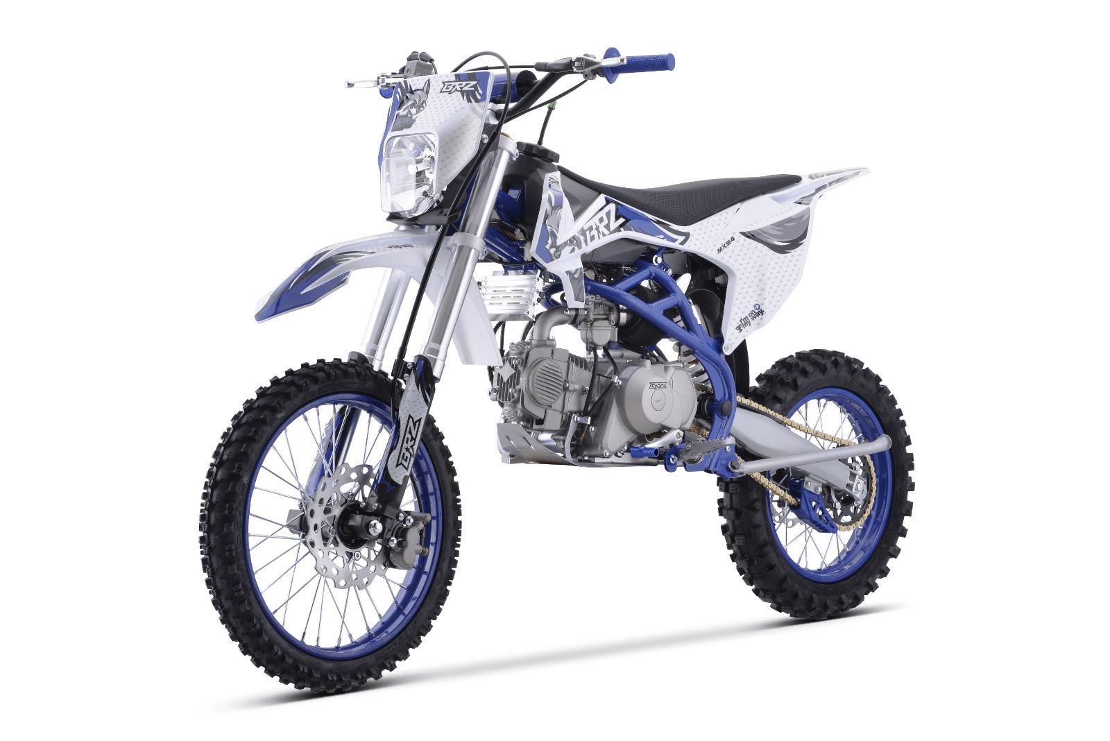 Junior/Adult BRZ Racing Pro 140cc Manual Dirt Bike 17/14" Big Wheel