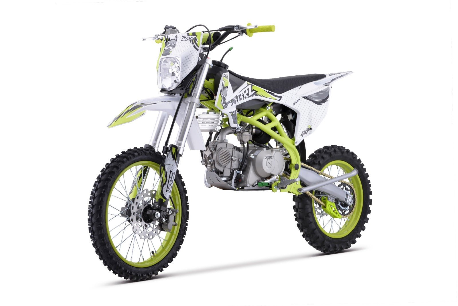 Junior/Adult BRZ Racing Pro 160cc Manual Dirt Bike 17/14" Big Wheel - Quad Warehouse