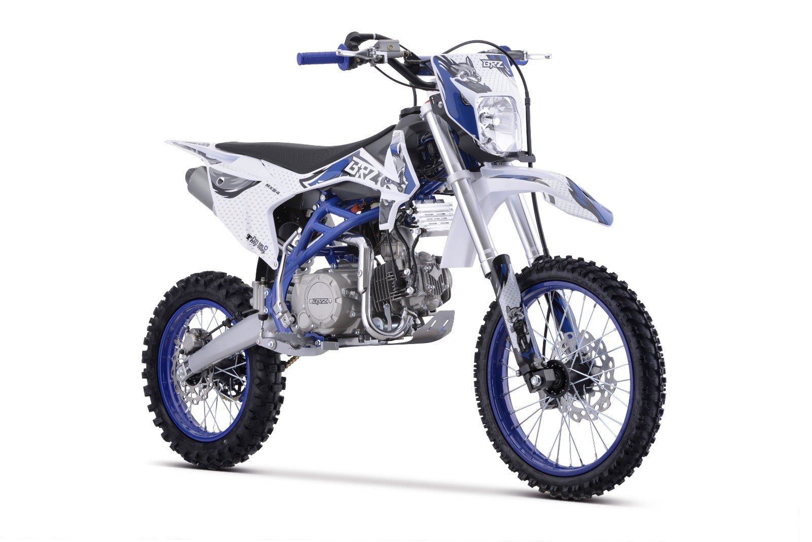 Junior/Adult BRZ Racing Pro 160cc Manual Dirt Bike 17/14" Big Wheel Thumbnail 2