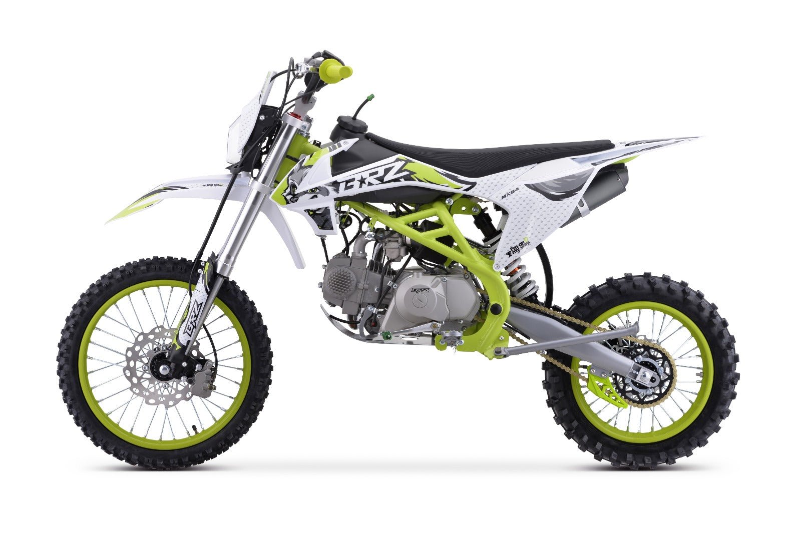 Junior/Adult BRZ Racing Pro 160cc Manual Dirt Bike 17/14" Big Wheel - Quad Warehouse