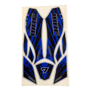 MRF electric quad bike sticker set in blue - Quad Warehouse