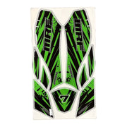 MRF electric quad bike sticker set in Green - Quad Warehouse