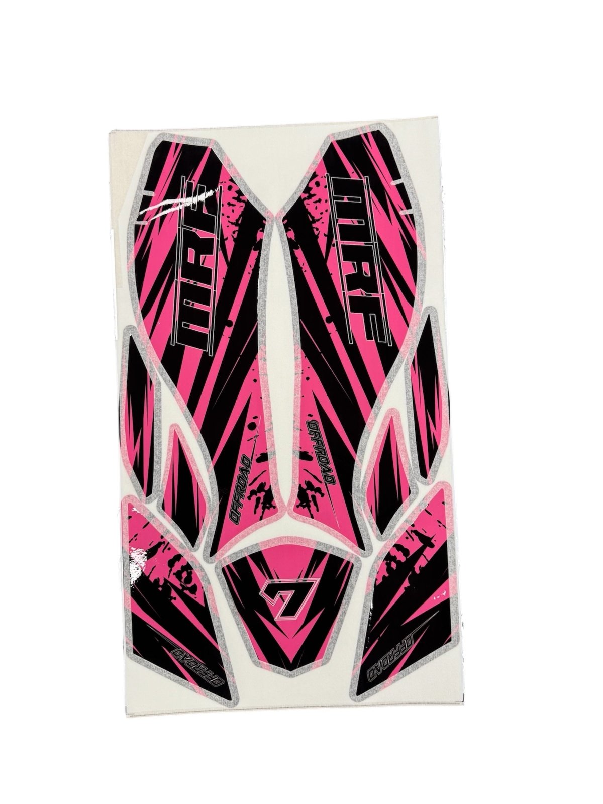 MRF Electric Quad Bike Sticker Set in Pink - Quad Warehouse