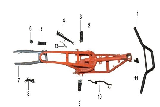 Neon Sparkz Electric Dirt Bike Rear Brake Caliper Holder - Quad Warehouse