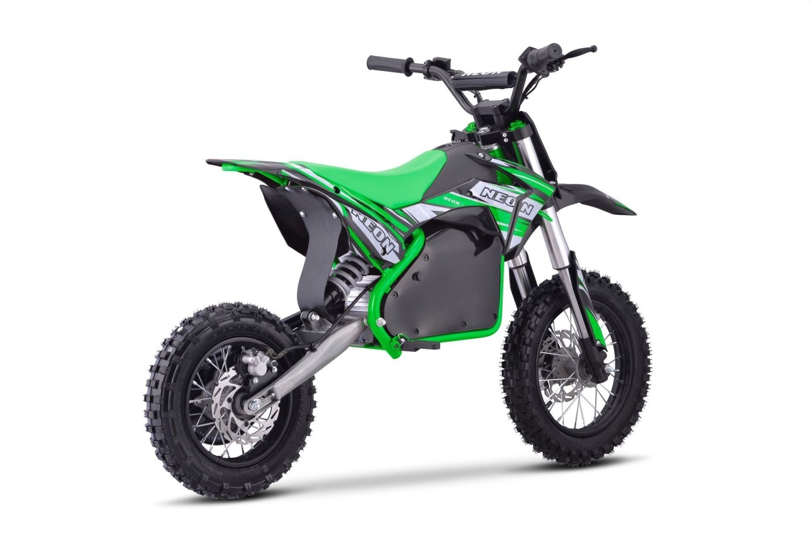 Neon SparkZ: Kids Neon 48v 1200w Electric Dirt Bike - Quad Warehouse