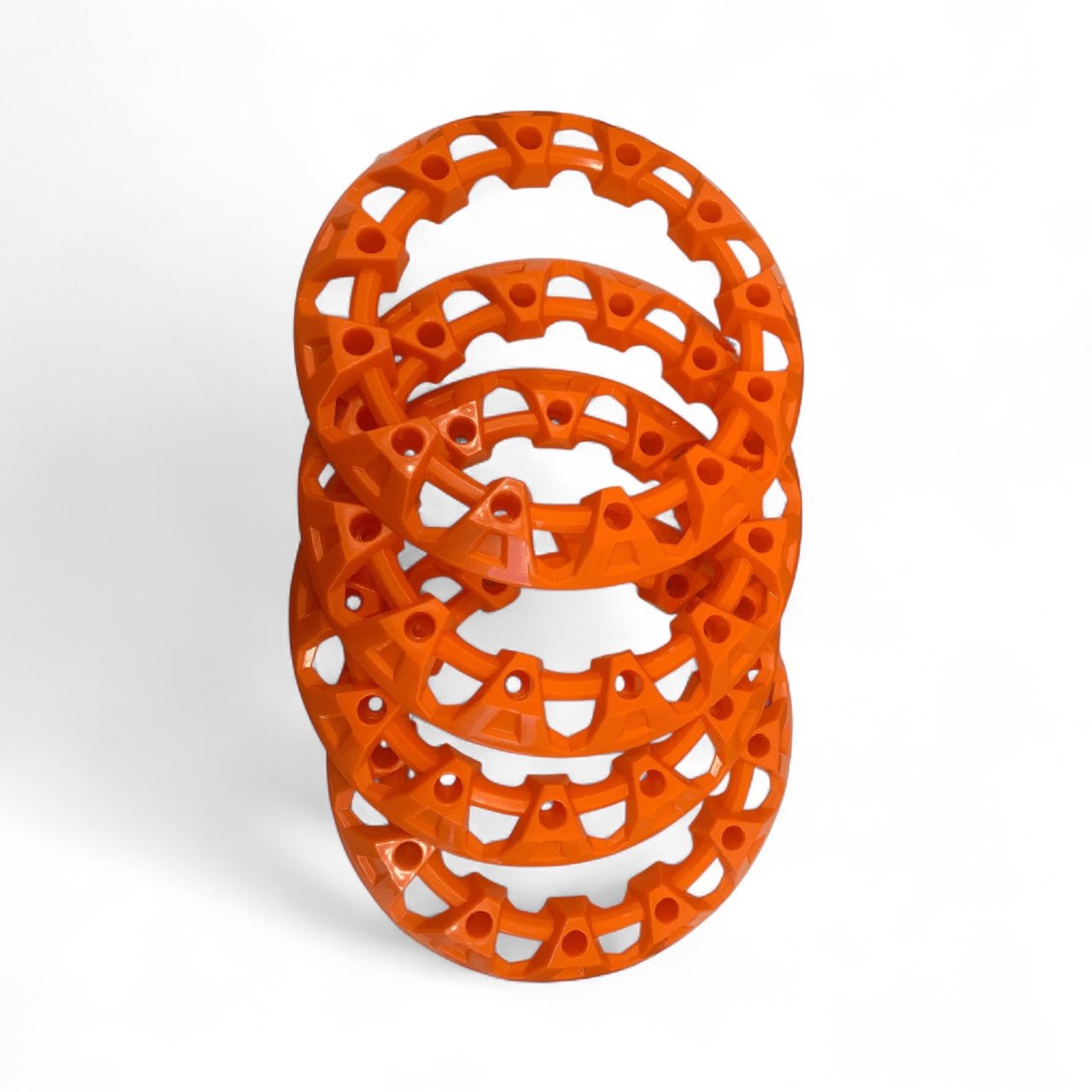 Orange Plastic Rim Set For Quad Tyres X 4 - Quad Warehouse