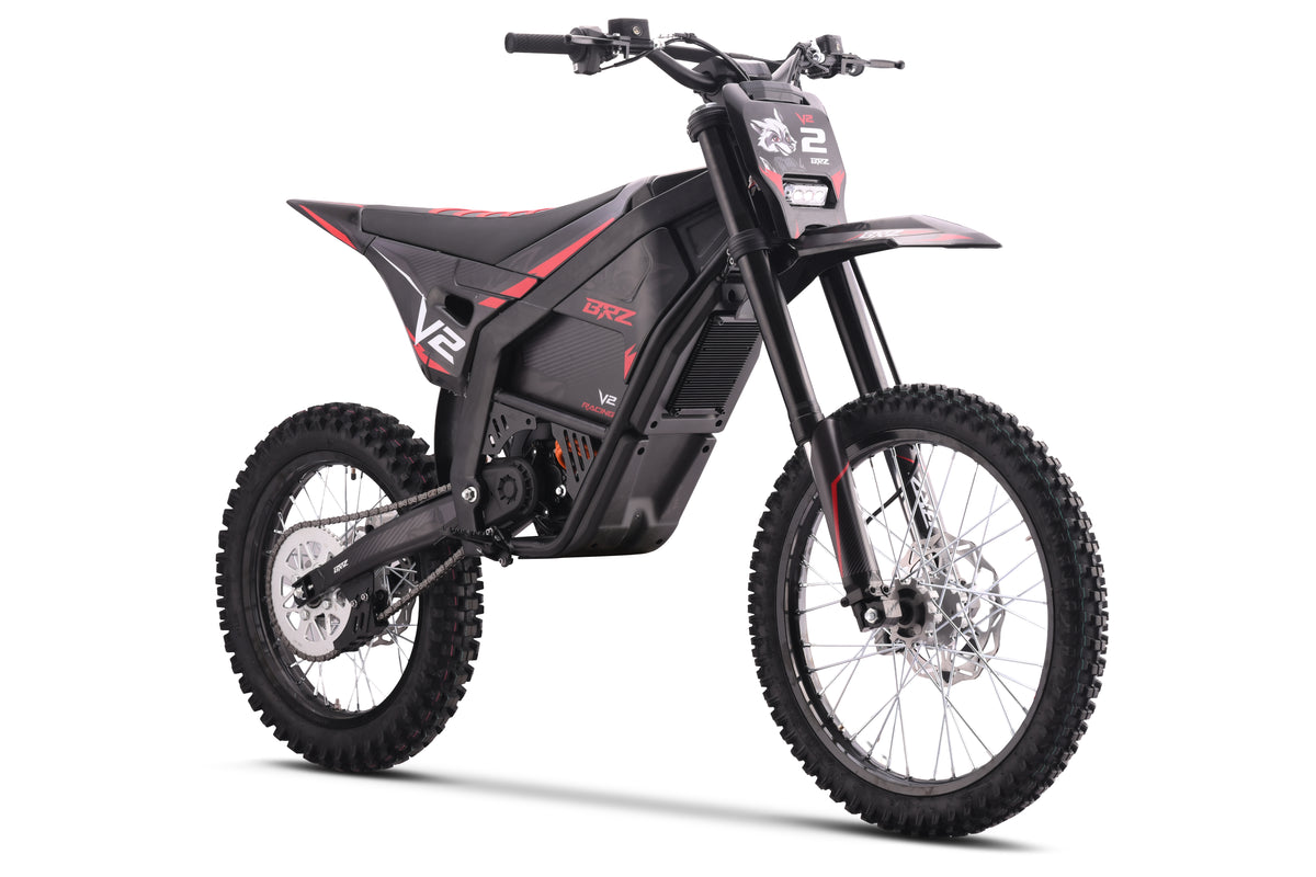BRZ V2 Pro 72V 10kW 40Ah Off-Road Electric Dirt Bike – 19/16"