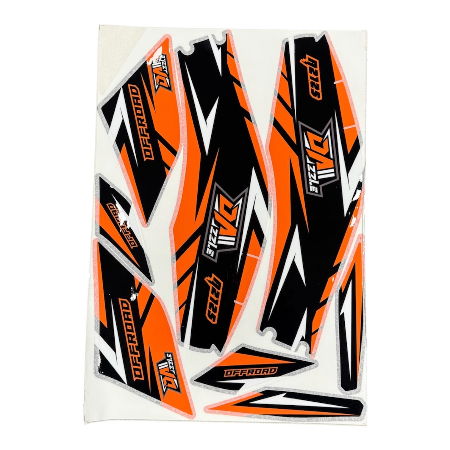 Sniper 125cc Quad Bike Sticker Set in Orange - Quad Warehouse